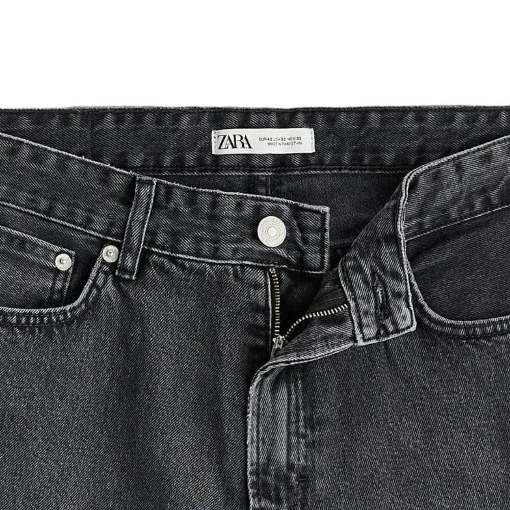ZARA TAPERED SLIM JEANS GRAY SIZE 29  | 4060/499